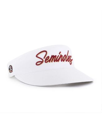 '47 Brand - Men's White Florida State Seminoles Melbourne brrr&deg; Adjustable Visor Hat