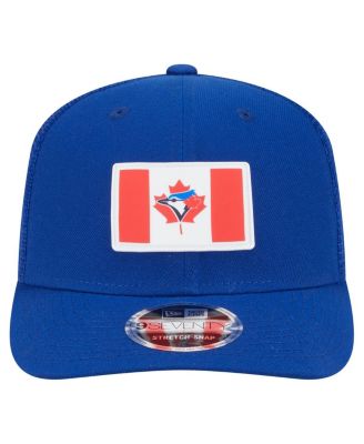 Men's Royal Toronto Blue Jays Flag 9SEVENTY COOLERA Stretch-Snap Hat