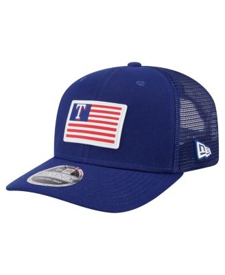 New Era - Men's Royal Texas Rangers Flag 9SEVENTY COOLERA Stretch-Snap Hat