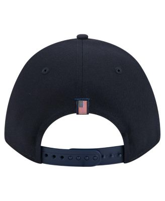 Men's Navy Detroit Tigers American Flag 9FORTY M-Crown A-Frame Adjustable Hat