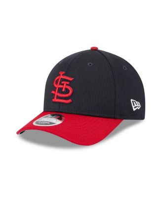 New Era - Men's Red/Black St. Louis Cardinals 2025 Batting Practice 9FORTY M-Crown Adjustable Hat