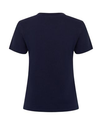 Women's Navy New York Knicks Arcadia Boxy T-Shirt