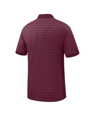 Men's Maroon Virginia Tech Hokies 2025 Early Season&nbsp;Coaches Sideline Victory Stripe Performance Polo Shirt