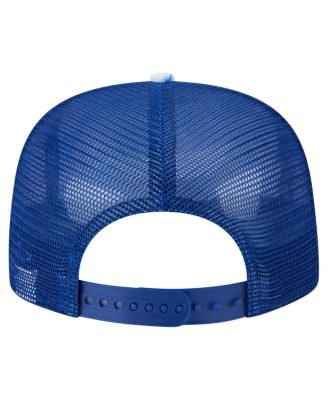 Men's Blue SpongeBob SquarePants Floral Golfer Snapback Hat