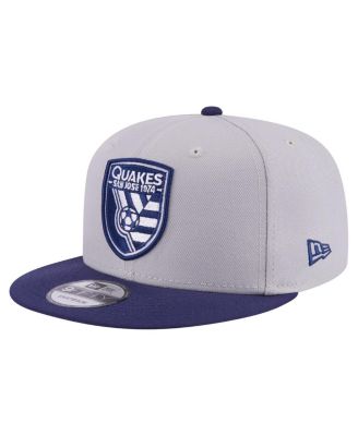 New Era - Men's Gray San Jose Earthquakes Color Pack Two-Tone 9FIFTY Snapback Hat