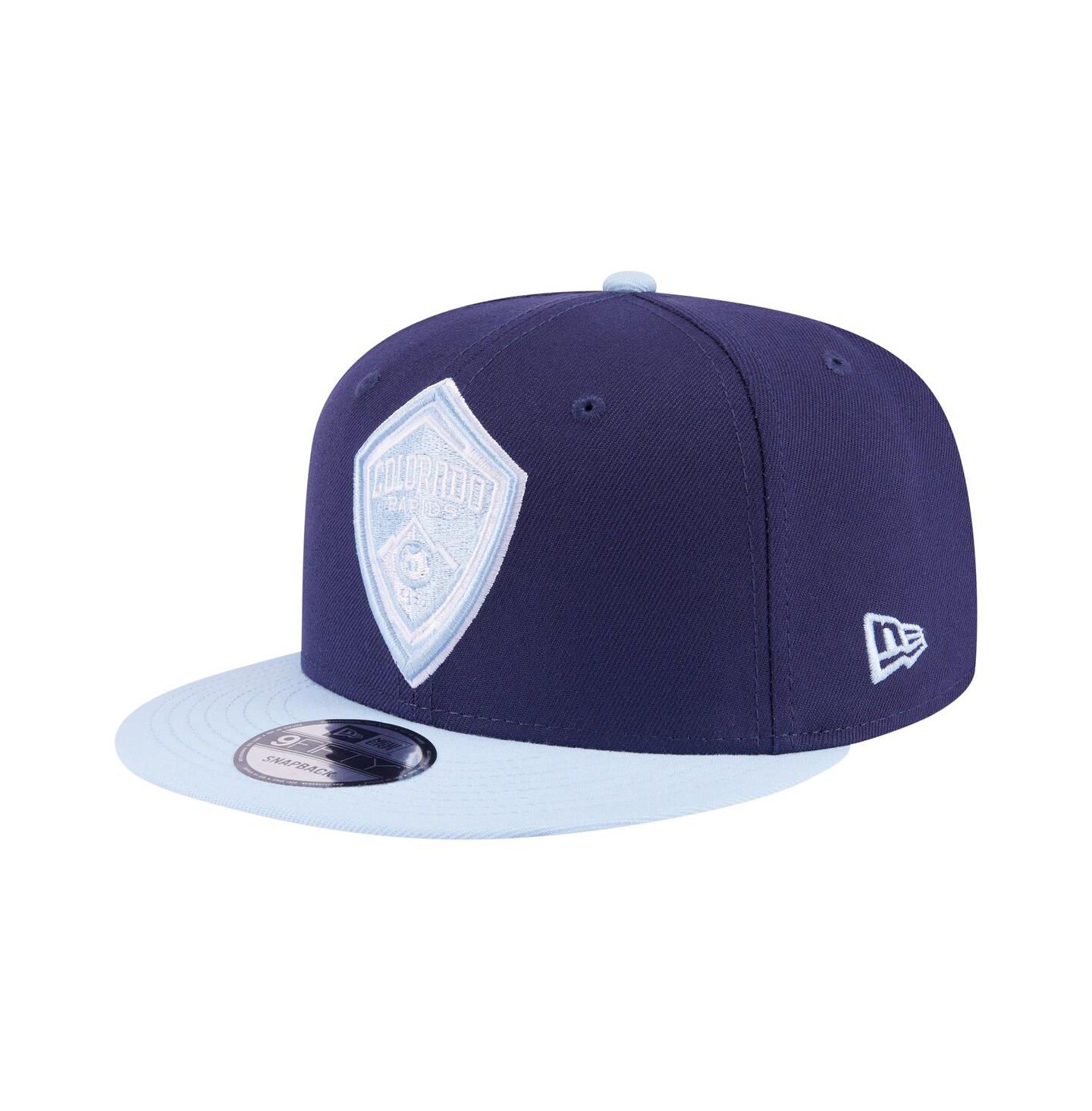 Мужские головные уборы New Era Navy Colorado Rapids Color Pack Two-Tone 9FIFTY Snapback Hat — фото 1