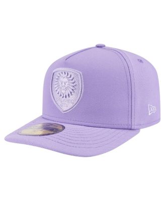 New Era - Men's Purple Orlando City SC Color Pack A-Frame 59FIFTY Fitted Hat