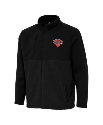 Men's Black New York Knicks Daily Fused Full-Zip Jacket
