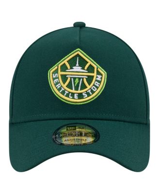 Men's Green Seattle Storm Core Logo A-Frame 9FORTY Adjustable Hat