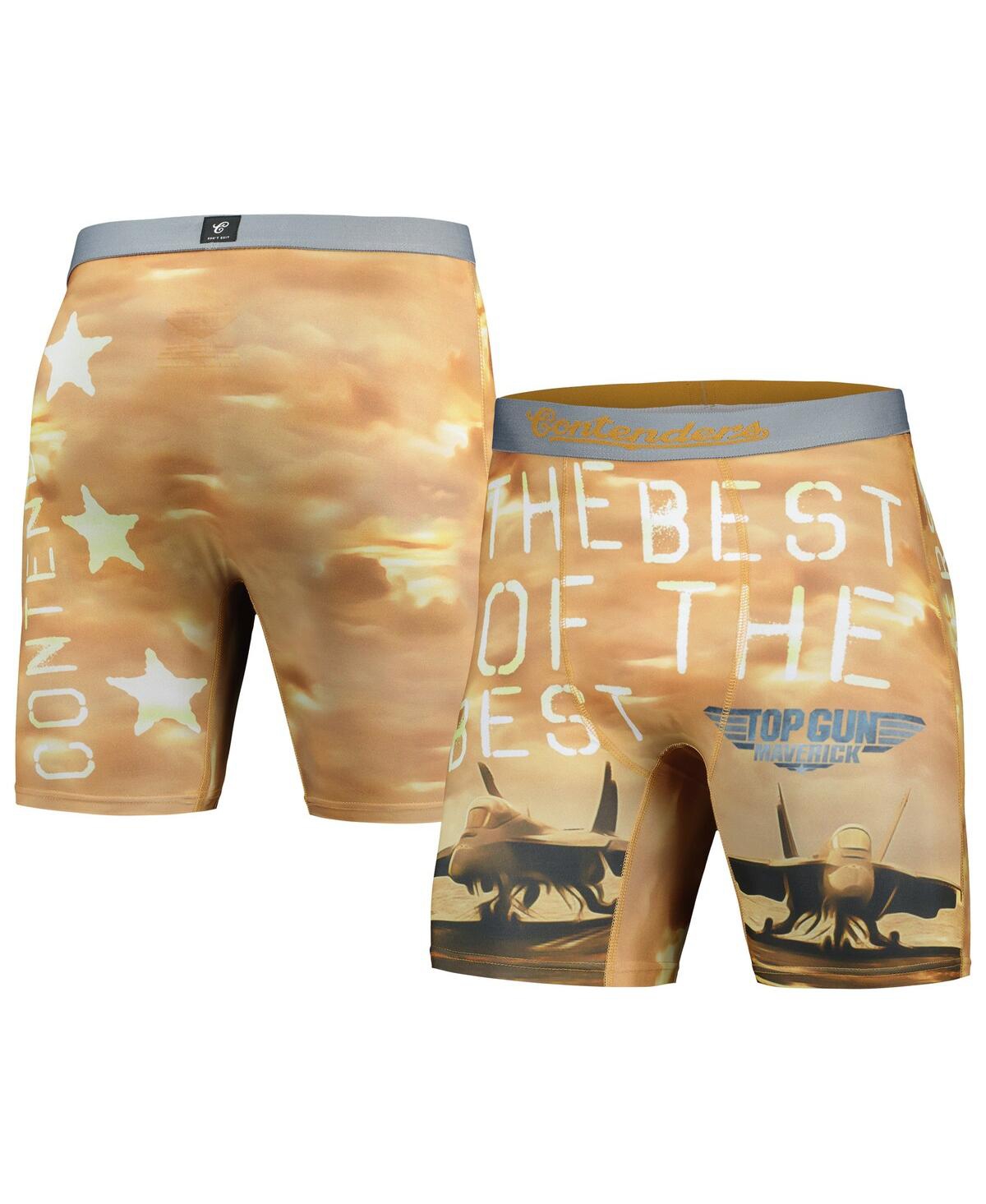 Men's Orange Top Gun: Maverick Boxer Briefs - Orange