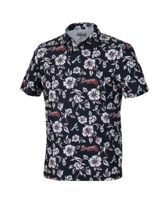 Men's&nbsp;Navy Atlanta Braves Pua Performance Polo Shirt