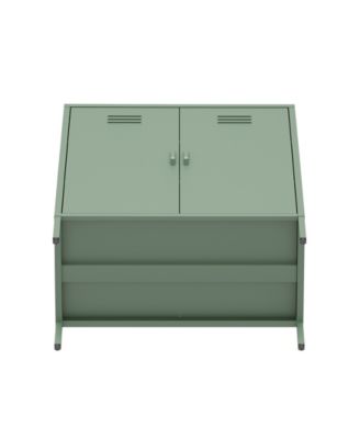 Naomi 31.5" Modern 3-Shelf Accent Cabinet