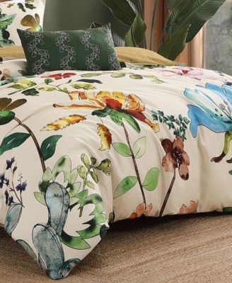 Radiance Bedding 100% Cotton Sateen 5 Piece King Size Reversible Comforter Set