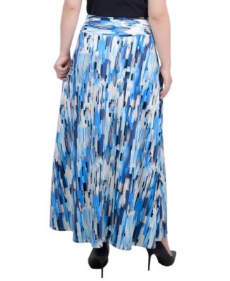 Petite Maxi Skirt with Sash Waist Tie