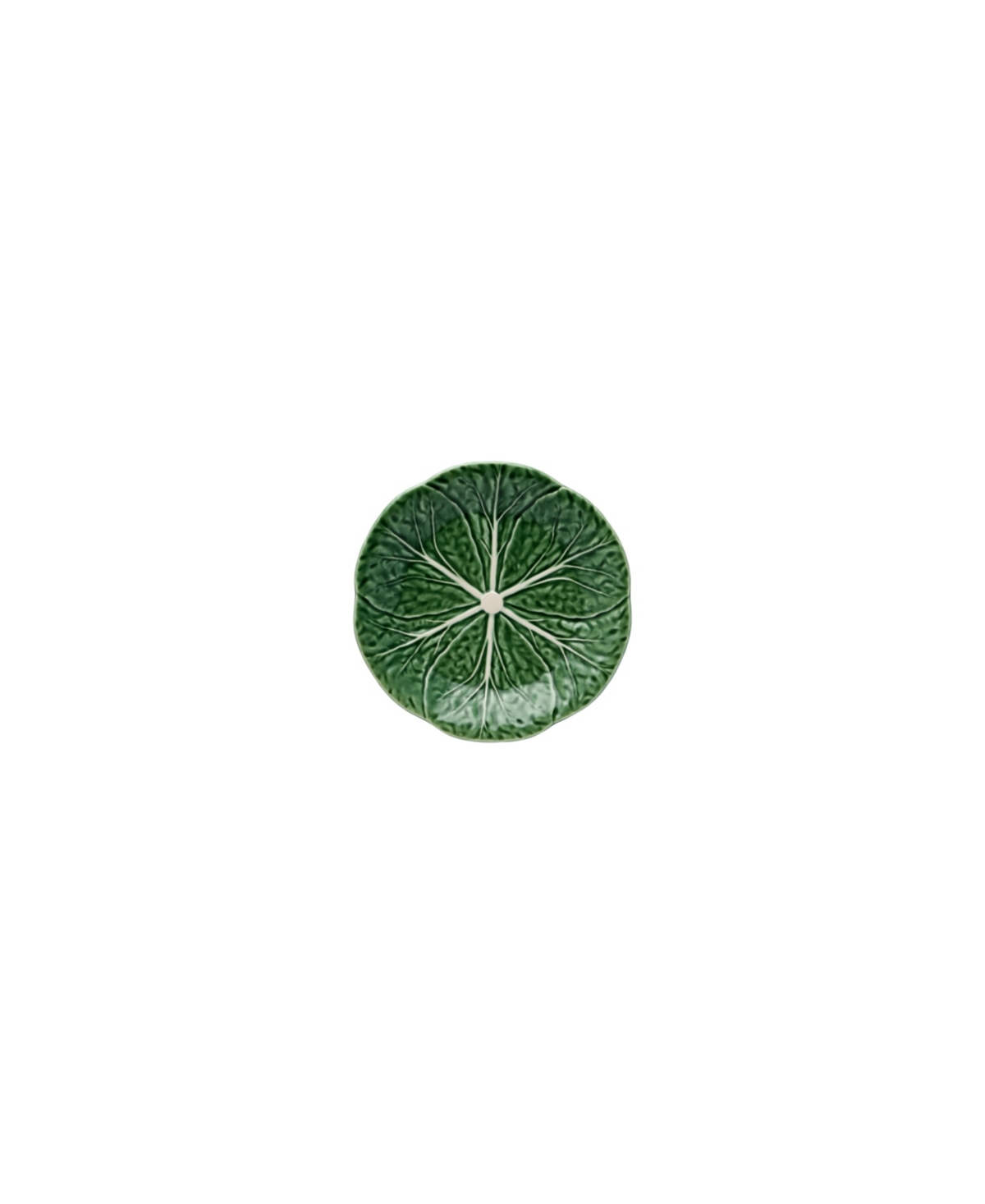 Bordallo Pinheiro Cabbage Salad Plates, Set Of 4 In Green