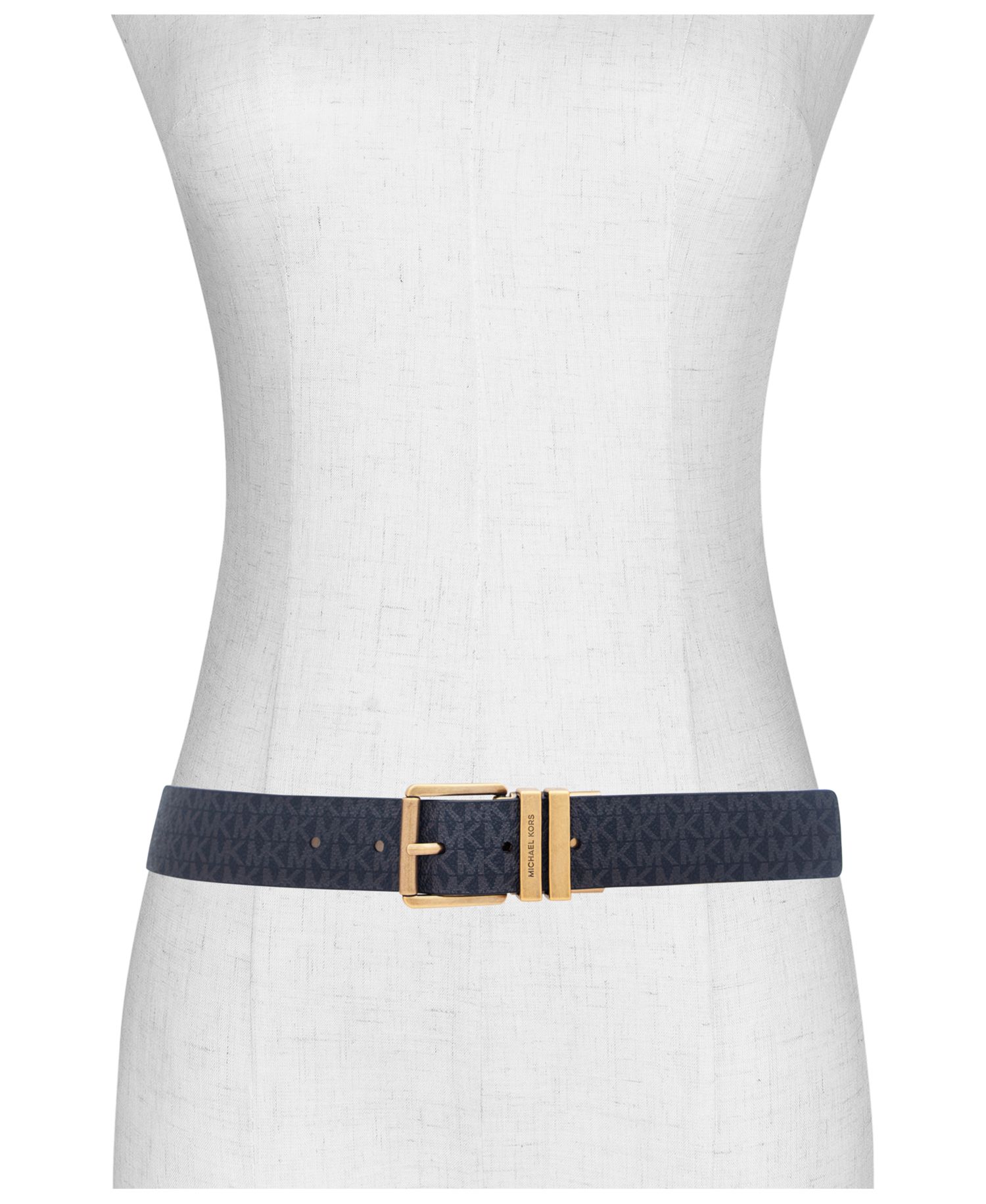Micheal Kors Women's Flattened Edge Reversible Belt