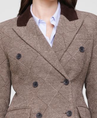 Women's Double-Breasted Blazer Coat