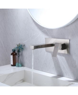 Single-Handle Wall Mount Bathroom Faucet