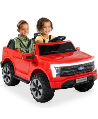 Kids 24V Ride On Truck Officially Licensed Ford Lightning w/ Remote, LED Lights, 2 Speeds