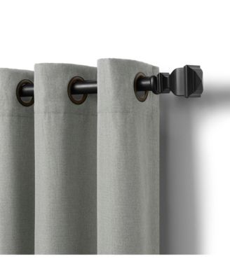 Home Fashions Braiden Color Block Blackout Window Curtain