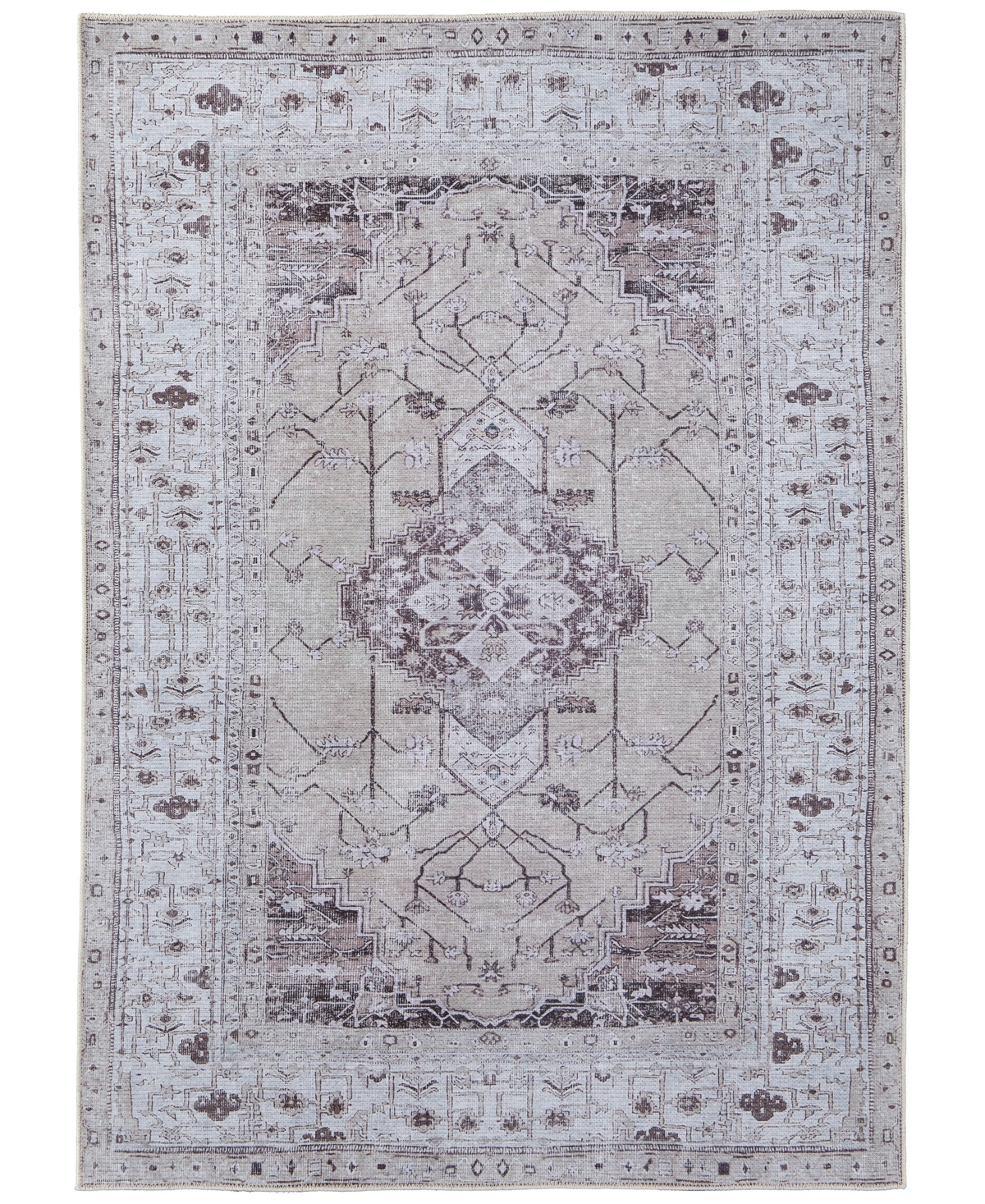 Feizy Percy 39paf 7'10"x9'10" Area Rug In Multi