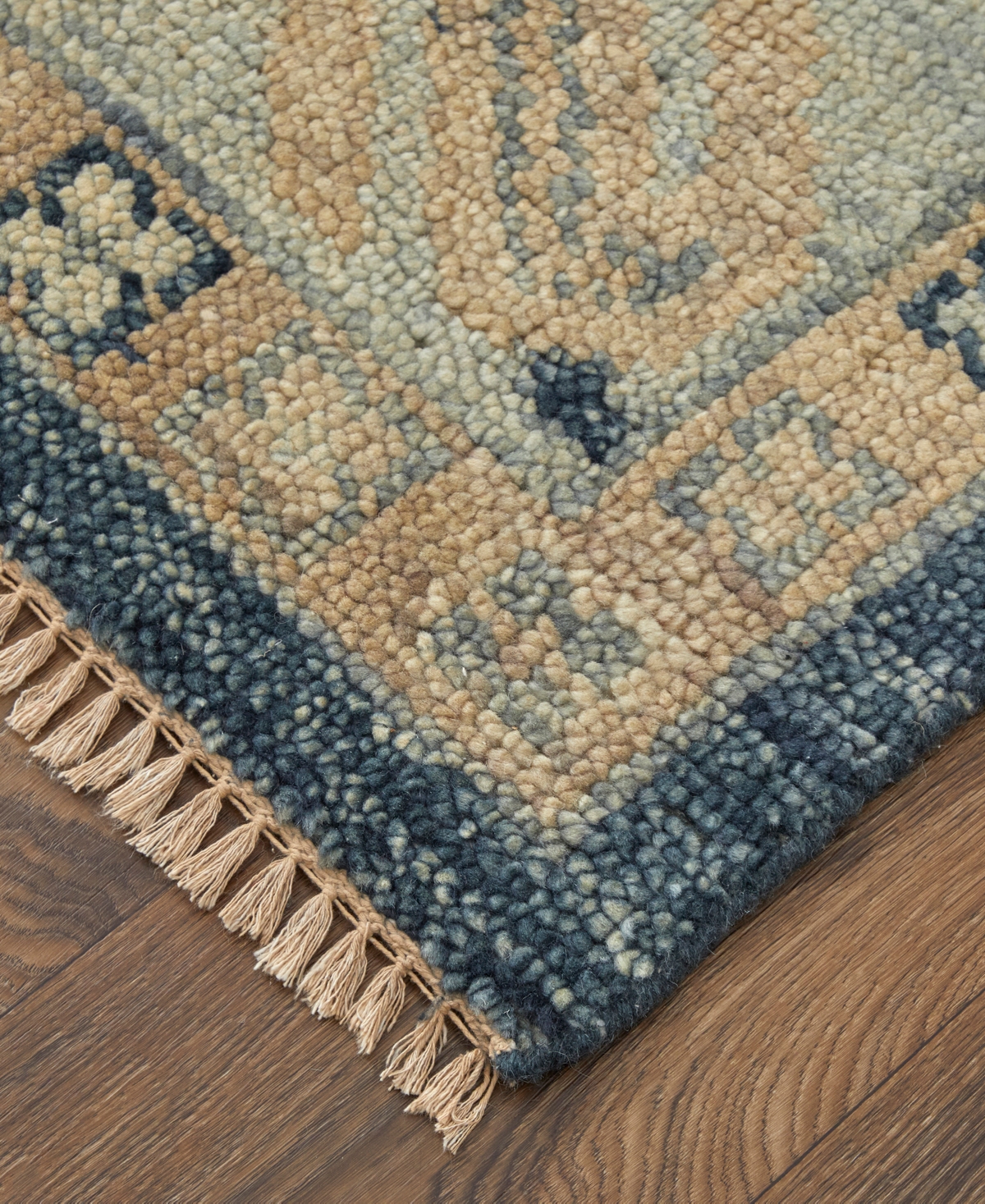 Feizy Fillmore 6943f 2'6"x14' Runner Area Rug In Blue