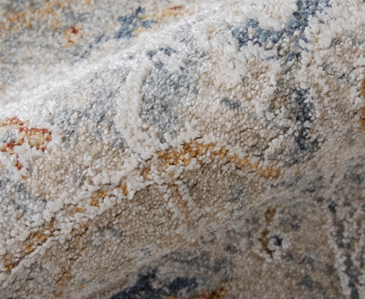 Feizy Pasha 39m6f 6'7"x9'6" Area Rug In Gray