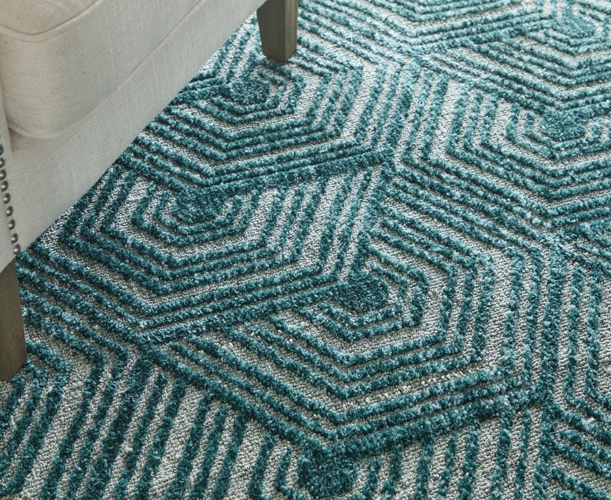 Feizy Colton 8a57f 3'6"x5'6" Area Rug In Blue
