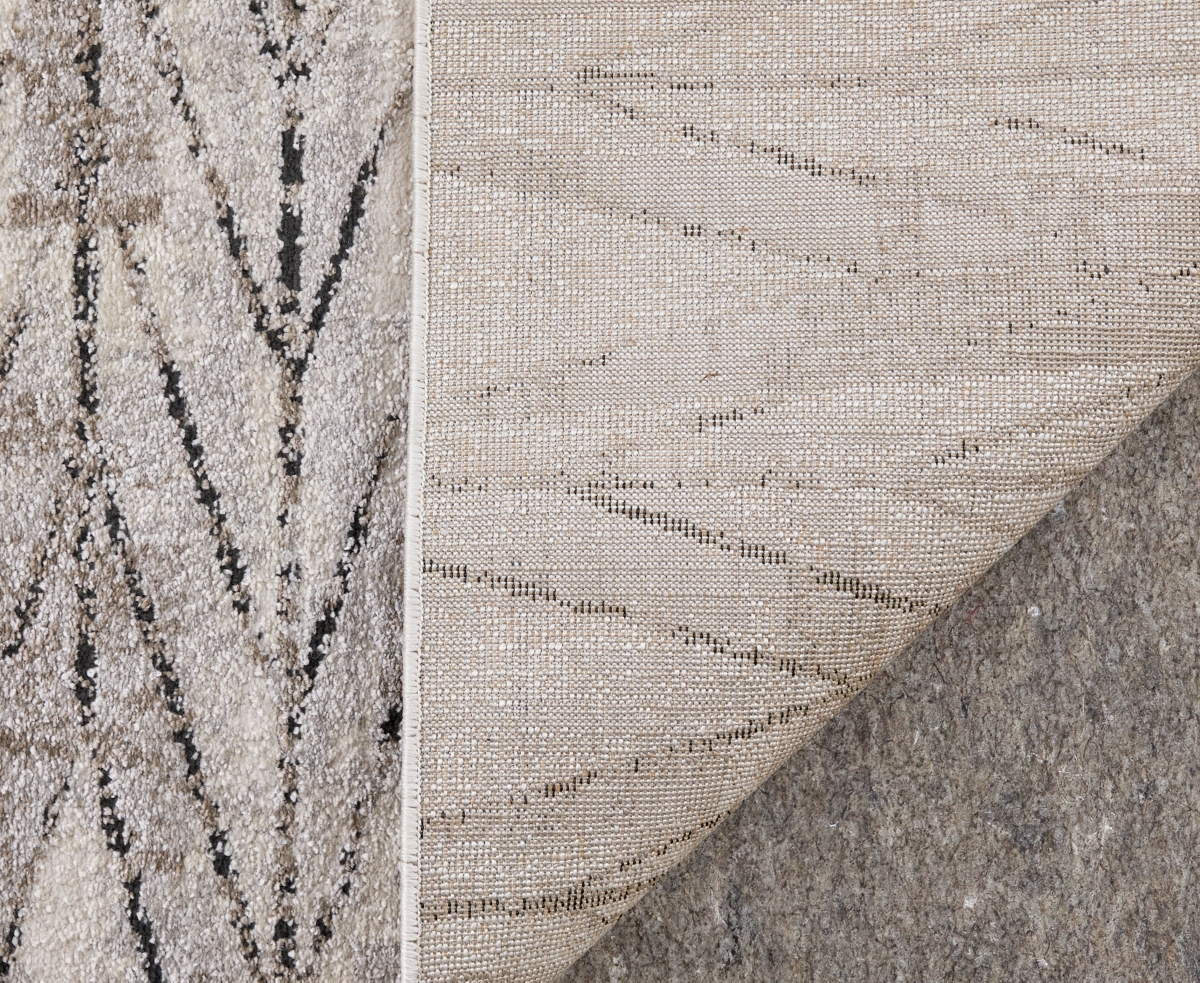 Feizy Vancouver 39ntf 6'7"x9'6" Area Rug In Neutral