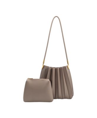 Carrie Pleated Small Shoulder Bag