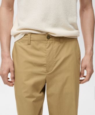 Men's Straight-Fit Cotton Pants
