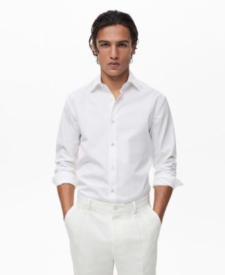 MANGO - Men's Cotton Slim Fit Shirt