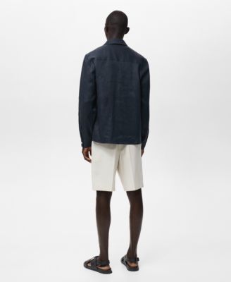 Men's Linen Lightweight Overshirt