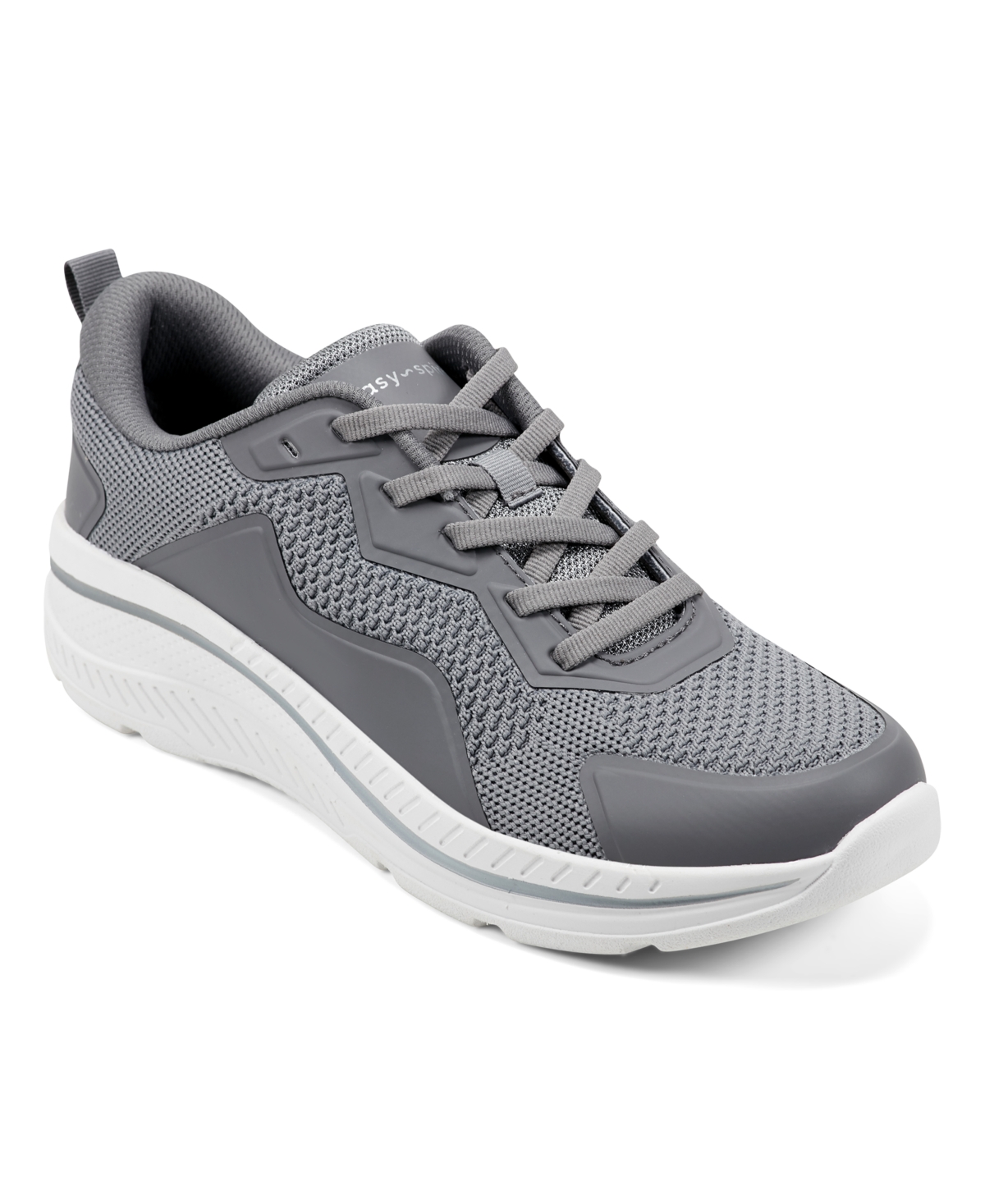Easy Spirit Women's Ponder Lightweight Knit Sneakers In Gray