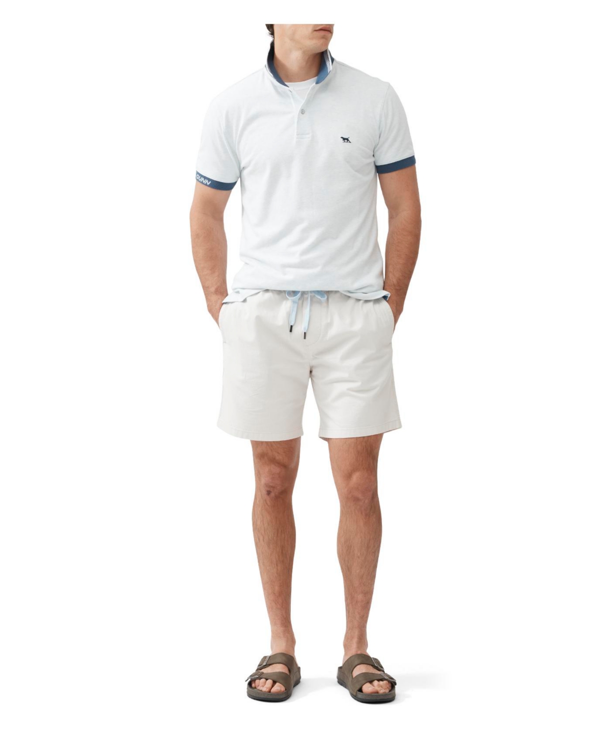 Rodd & Gunn Gunn 7" Resort Short In White