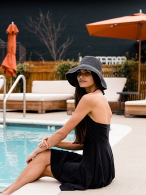 Women's Elliana Ruched Halter Dress