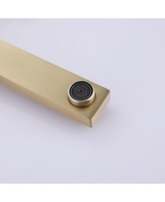 Two-Handle Wall Mounted Bathroom Faucet