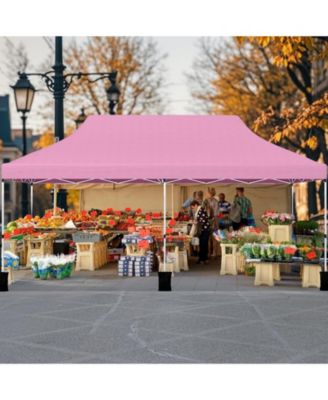 10 X 20 FT Pop up Canopy Tent Foldable Portable Outdoor Gazebo with Carry Bag