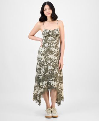 And Now This - Women's Textured Scoop-Neck Slip Dress