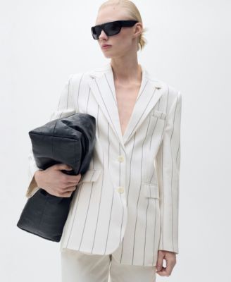 Women's Pinstripe Suit Jacket