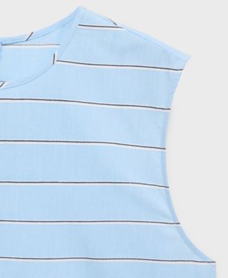 Women's Striped Cotton Blouse