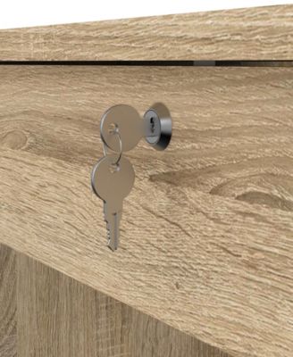 43.03" Wide 5 Drawer Desk