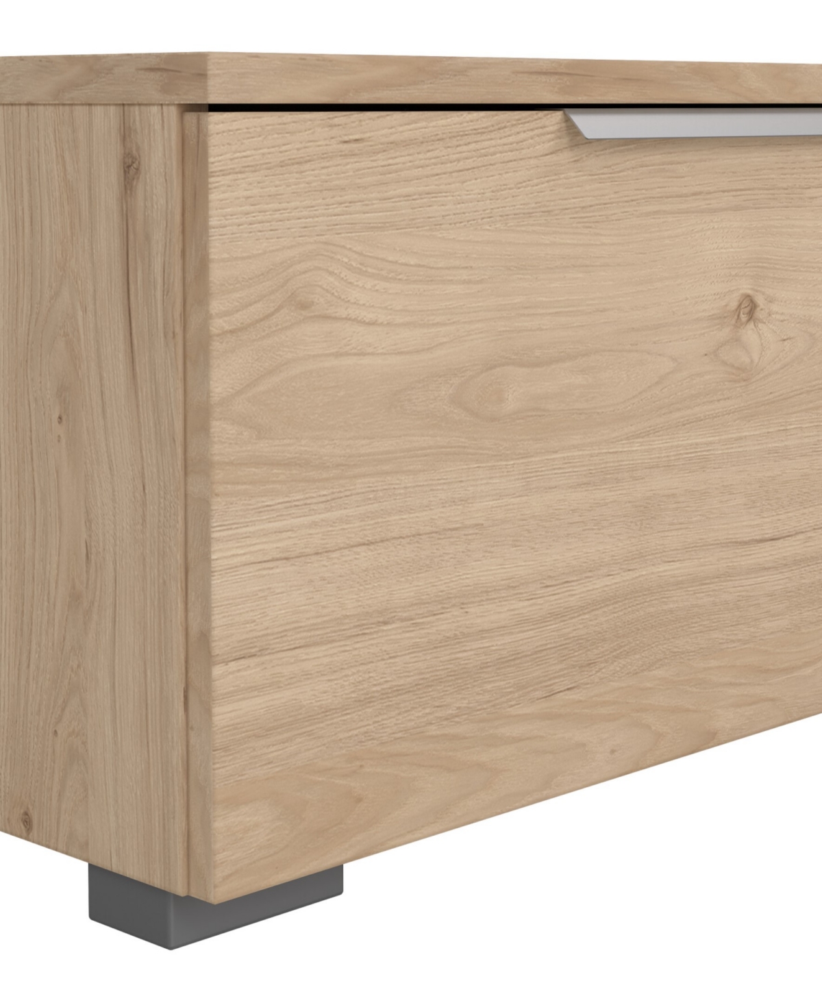 Tvilum 13.3" Wood 2 Drawer 2 Shelf Tv Stand