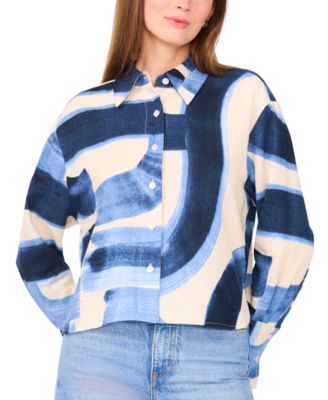 Parker - Women's The Jay Printed Collared Button-Front Shirt