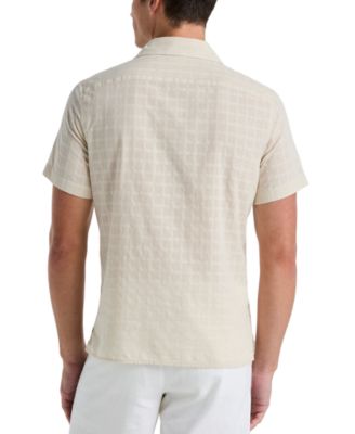 Men's Dobby Plaid Shirt