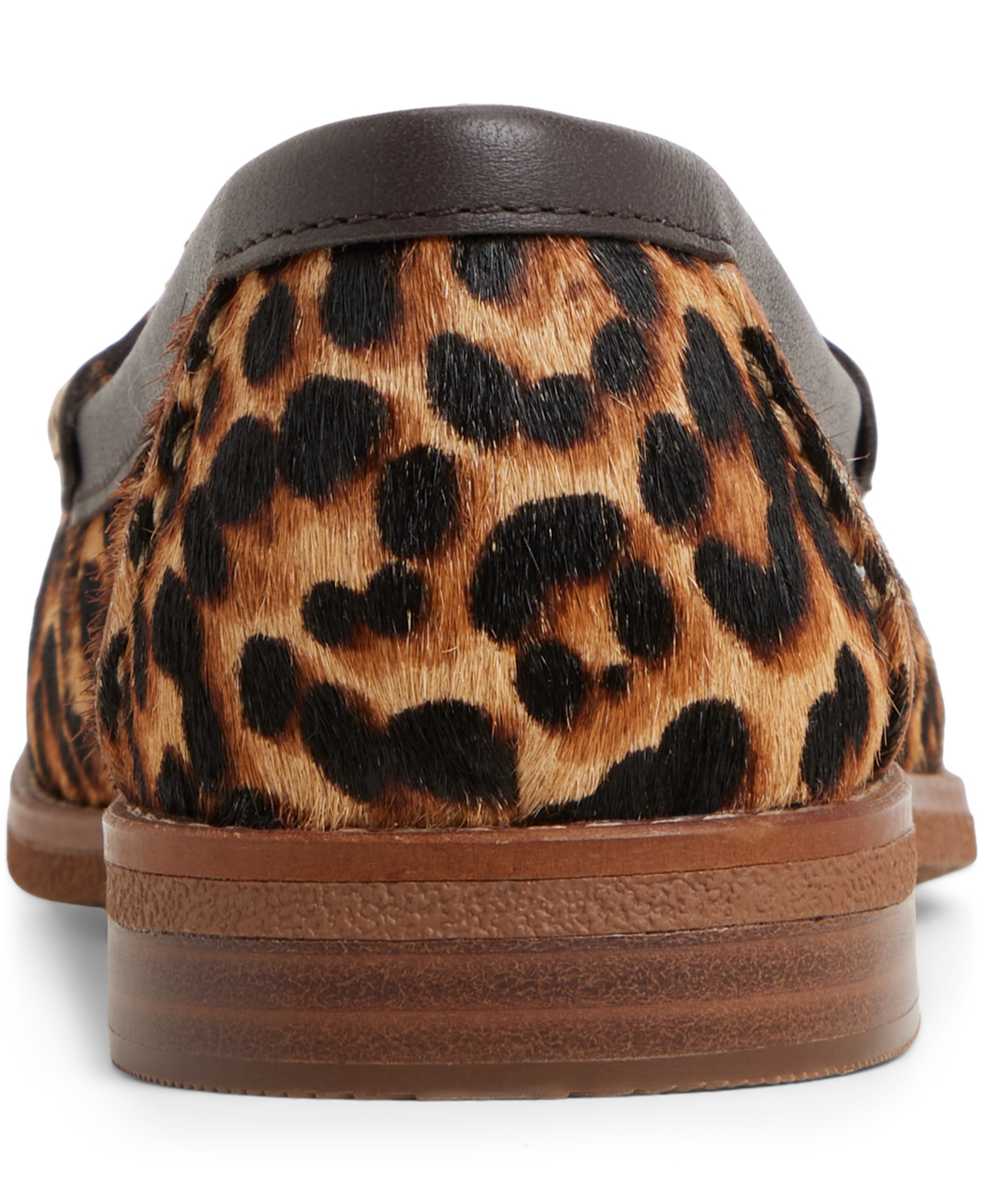 Sperry Seaport Genuine Calf Hair Penny Loafer In Brown
