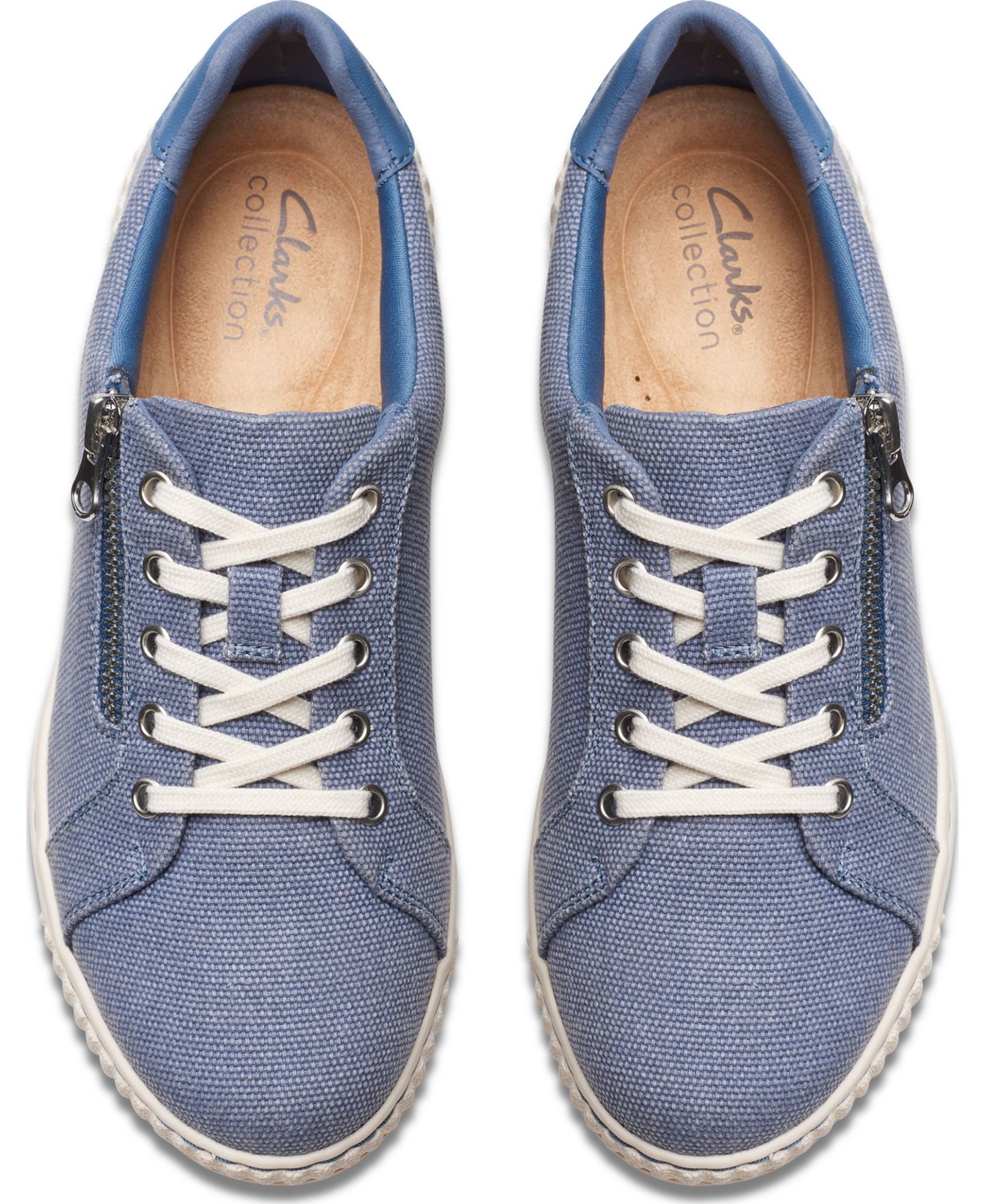 Женские кроссовки Clarks Collection Caroline Echo Slip On, цвет: Джинсовый — фото 7