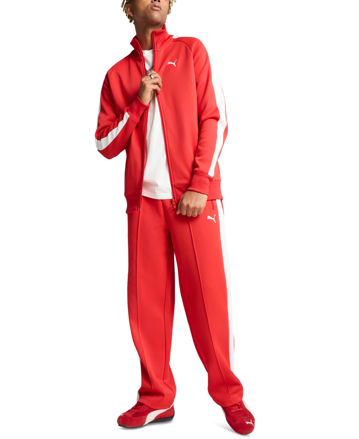 Puma Men's Always On Track Jacket In Red