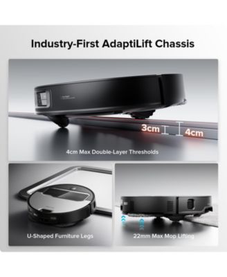 - Saros Z70 Robot Vacuum &amp; Mop, OmniGrip Arm, 22,000Pa Suction, 3.14&amp;#x22; Ultra Slim, Obstacle Avoidance, AdaptiLift Chassis - Silver