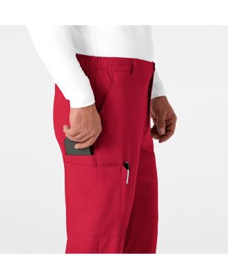 Men's W123 Flat Front Cargo Scrub Pant